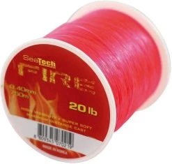 SeaTech Fire High Vis Fishing Line 4oz