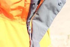 Grundens Full Share Breathable Smock Orange – Grey -Sea Fishing Store image328427181 scaled 1