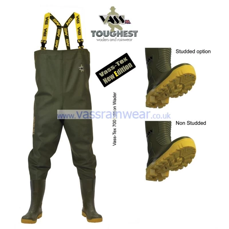 Vass Tex Evo Edition 700 Nova Studded Chest Waders 3 Vass Tex Evo Edition 700 Nova Studded Chest Waders