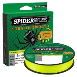 SpiderWire Stealth Smooth12 Braid Hi Viz Yellow 2000m