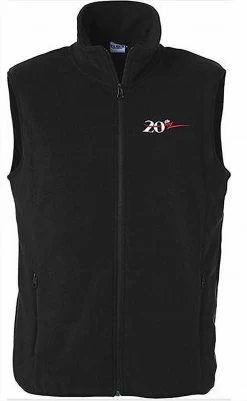 Ultimate Fishing 20th Anniversary Fleece Gilet – Black