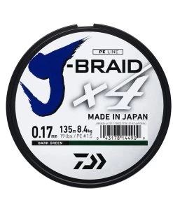 Daiwa J-Braid X4 270m Dark Green