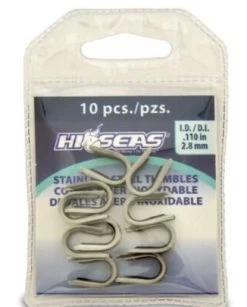 AFW Stainless Steel Thimbles (10 Per Pack) Small