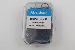 Gerrys Black Aberdeen Hooks (100 Per Pack)